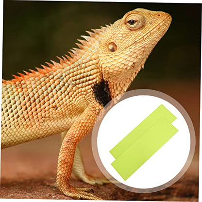 Toddmomy 2pcs Reptile Carpet for Terrarium Reusable Substrate Mat for Snakes Turtles and Lizards - size: 150X45CM