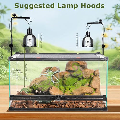 UVB 5.0 Reptile Light 26W – Compact Fluorescent Coil UVB Bulb for Chameleons, Iguanas, Turtles, Tropical & Rainforest Reptile Terrariums, Pet Habitat, UVB Lighting for Healthy Reptiles