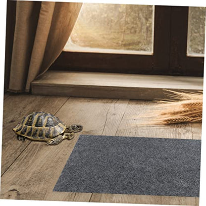 Levemolo 4pcs Reptile Carpet Mat Washable Absorbent Substrate for Snakes Lizards Tortoises Terrarium Liner for Comfortable Habitat