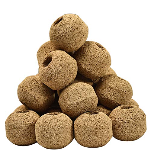 Hipanda Aquarium Filter Media Ceramic Bio Sphere, 1520g/3.35lb | Quality Biological Rings, Marine and Freshwater Compatible, Fish Tank
