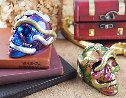 Silicone Skull Molds - 3D Snake & Skeleton Skull Decor for Epoxy Resin DIY Art Craft Candle Making