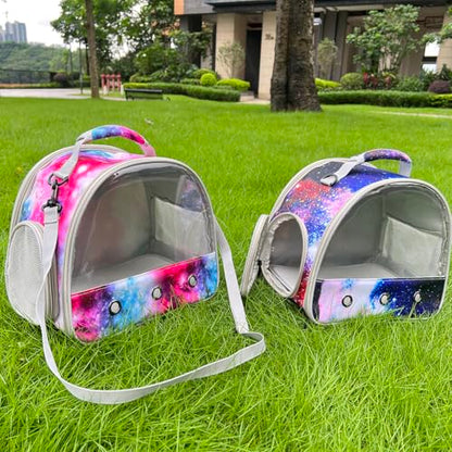 Bearded Dragon Travel Carrier, Guinea Pig Carrier Bag - Portable Small Animal Carrier Great for Bunny Lizard Hamster Hedgehog Outgoing Travel Carrying Case (Carrier - Blue) - color: Carrier - Blue