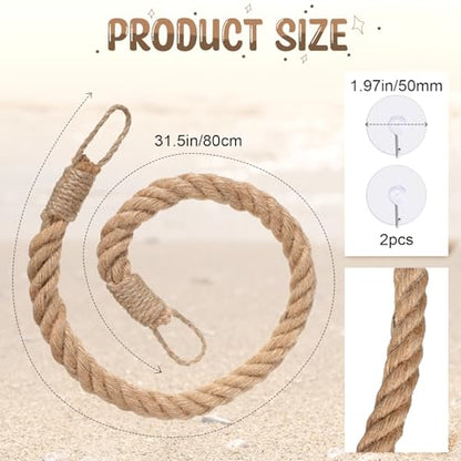 JellyArch Hermit Crab Toys Hermit Crab Climbing Jute Rope Ladder with Hooks Reptile Tank Terrarium Accessories Habitat Decor for Lizards Geckos Snakes(1 Pcs,31.5 Inch) - size: 31.5 Inch