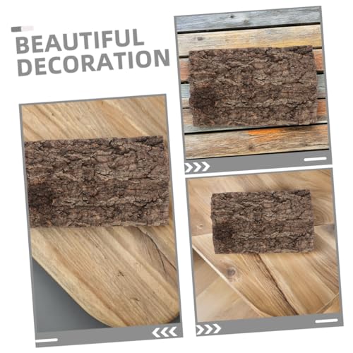 2pcs Bark Background for Reptile Terrarium Realistic Climbing Decor for Lizard Snake Turtle and Amphibians Substrate Bedding and Habitat Decor