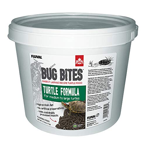 Fluval Bug Bites Turtle Food, Sticks for Medium to Large Sized Turtles, 3.74 lb., A6596, Brown - size: 3.74 lb