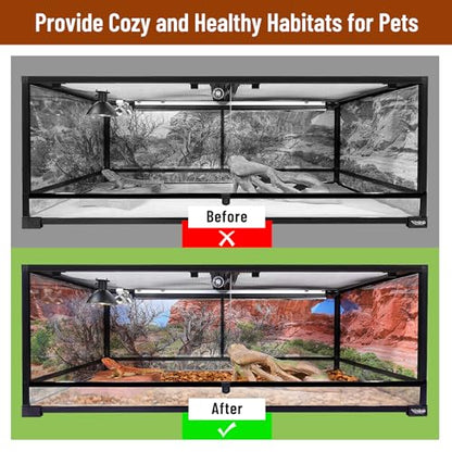 Riare 6 Pack Natural Coconut Chip Substrate for Reptiles- Compressed Coconut Husk Reptiles Bedding, Coco Husk Chip Terrarium Substrate for Snakes, Tortoises, Ball Python, Frogs, Bearded Dragon, Lizard - color: 6 Pack
