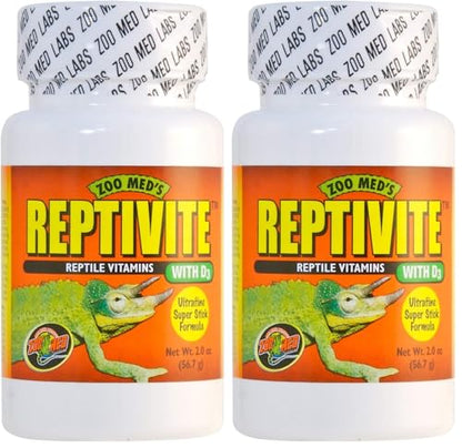 Zoo Med Reptivite Reptile Vitamins (Pack of 2) - size: 2 Ounce (Pack of 2)