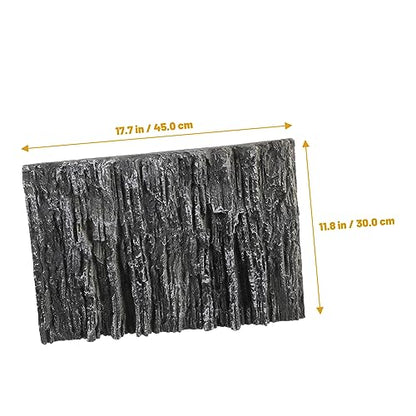 Abaodam Decorative Panel 3D Aquarium Background Lizard Tank Accessories for Reptile Enclosure