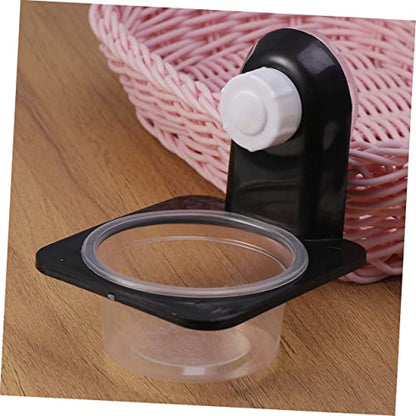 BESPORTBLE 3pcs Reptile Food Tray Water Dish Suction Cup Feeder for Tortoise Lizard Easy Installation - size: Size 4