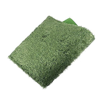 balacoo 2pcs Reptile Terrarium Liner Washable Fake Moss Carpet for Snakes Turtles and Lizards Reusable Household Reptile Mat for Moisture Control and Natural Decor