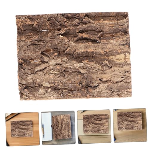 3pcs Realistic Simulated Tree Bark Decor for Reptile Terrariums Lifelike Cork Bark Background with Natural Texture Easy to Install Habitat Enhancement for Lizard Gecko Snake and
