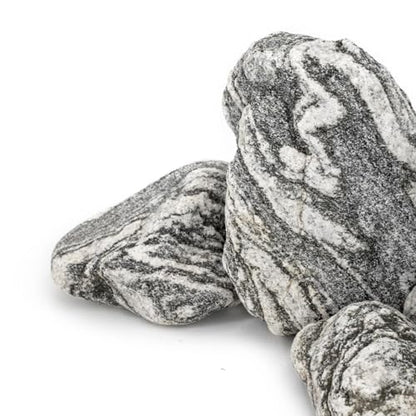 Aquarium Rocks Silver Seiryu Rock 5lb Natural Stone for Fish Tanks, Terrariums, Bonsai, Garden Decoration, Micro Landscapes & Reptile Terrariums(2-5inch 4-5Pcs) - size: 5lb (2-5inch)