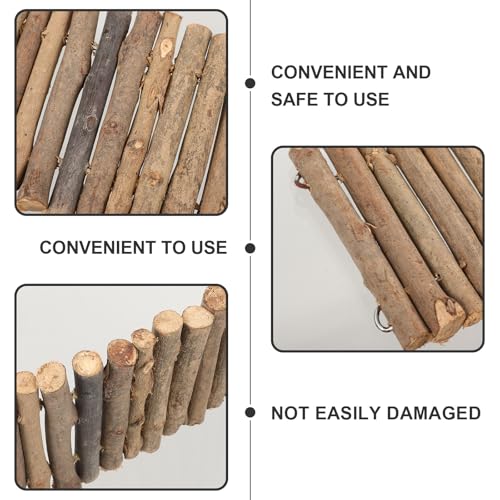 Homoyoyo Wooden Turtle Climb Platform and Reptile Hideout Cave Natural Wood Stick Terrarium Habitat Decor for Indoor Reptile and Tortoise Basking Shelter