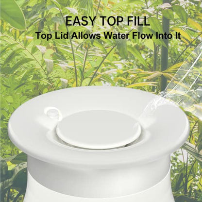 5L Foldable Automatic Reptile Mister with Timer, Fogger System with 360Adjustable Nozzles, Humidifier for Lizard, Snake, Amphibian, Frog, Plants, Terrarium