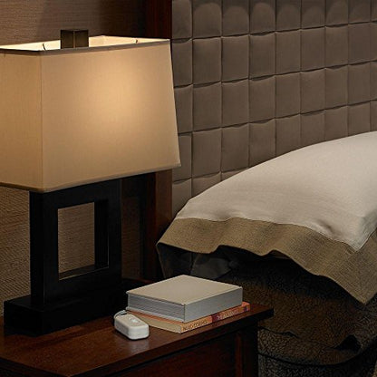 Lutron Credenza LED+ 100-Watt Plug-In Lamp Dimmer Switch, TTCL-100H-WH, White - color: White