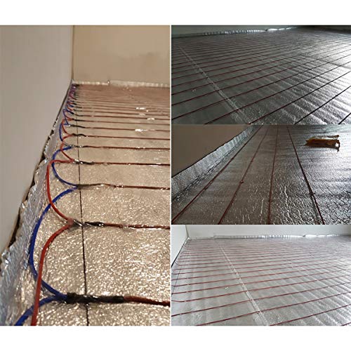 49-Feet 220V Floor Heating Cable 12K Carbon Fiber Heating Wire Electric Radiant for Warm Floor Green House - size: 49-Feet