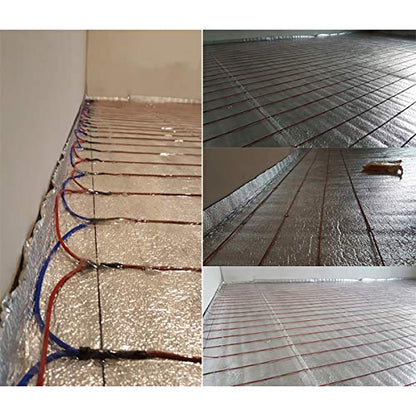 49-Feet 220V Floor Heating Cable 12K Carbon Fiber Heating Wire Electric Radiant for Warm Floor Green House - size: 49-Feet
