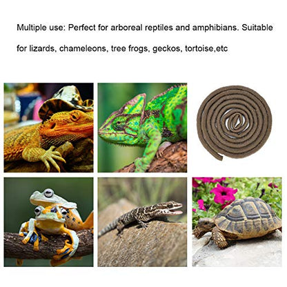 Artificial Reptile Climbing Branch Flexible Jungle 9.84ft Rattan Vine Habitat Decor Suitable for Reptiles (L)