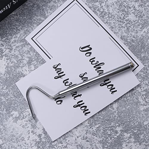 Snake Tool Snake Capture Hook Portable Mini Stainless Steel Snake Tong Stainless Steel Snake Hook Snake Catching Hook Snake Hook Reptile with Hook Hand Stick