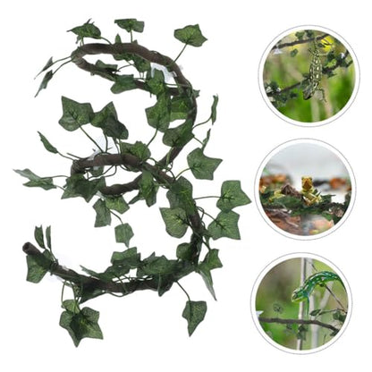 BESPORTBLE Reptile Tank Vine Decor Bendable Climbing Vine Landscaping Reptile Fake Decoration Tortoise Habitat Accessories