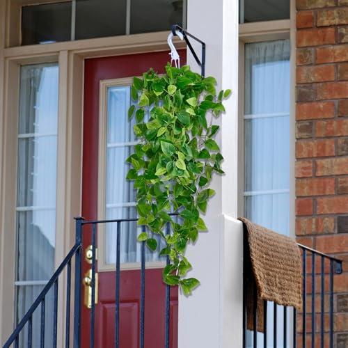 Adak Fake Hanging Plants Vines (2 Pack) – Artificial Ivy Greenery Garlands for Room Decor, Bedroom, Living Room, Kitchen, Office & Patio – Indoor & Outdoor Hanging Décor (No Flowerpot)