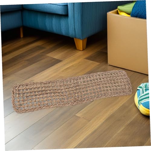 POPETPOP 2Pcs Reptile Hammock Beds Handwoven Seagrass Loungers for Lizards Bearded Dragons Compact Hanging Basking Pads for Terrarium Pets