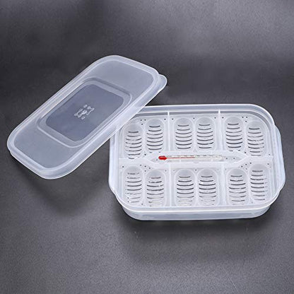 Snakes Lizards Hatchery Box, Highly Transparent Breeding Incubator Tray Hatching Case with Air Circulation Function Suitable for Hatching Reptiles Eggs