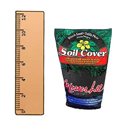 Mosser Lee ML1112 Black Sand Soil Cover, 5 lb. (Pack of 8) - size: Pack of 8
