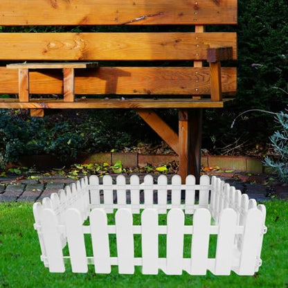 Outdoor Pet Fences 4-Piece Adjustable Tortoise Enclosure Plastic Safety 19.68X6.29X0.39In Easy Install Playpen