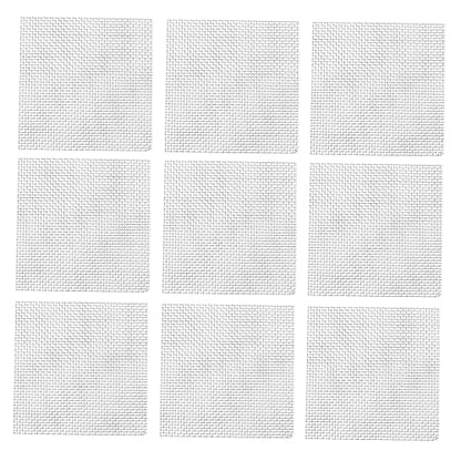 Homoyoyo 10pcs Aquarium Grass Fixed Net Stainless Steel Mesh Pad Water Grass Plant Decorations