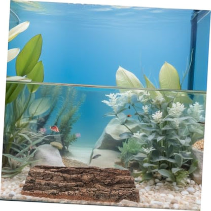 Luxshiny Natural Cork Bark Background Reptile Tank Backdrop Wall Decor for Chameleon Gecko Bearded Dragon Turtle Snake Terrarium Climbing Habitat