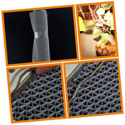 Luxshiny Reptile Carpet Mat for Tortoise and Lizard Cage Breathable Moisture-Retentive Substrate with Strong Water Permeability Easy- pet Bedding Liner for Climbing Reptiles