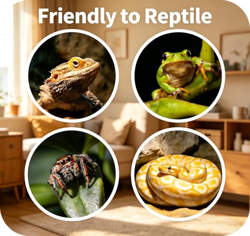 2-Tier Stackable Reptile Terrarium, Pull-Out Sliding Drawer, 13.2 x 15.5 x 17.9 Inches Reptile Enclosure with Aluminum Frame, Transparent Breeding Tank for Snake, Lizard, Gecko, Small Pet