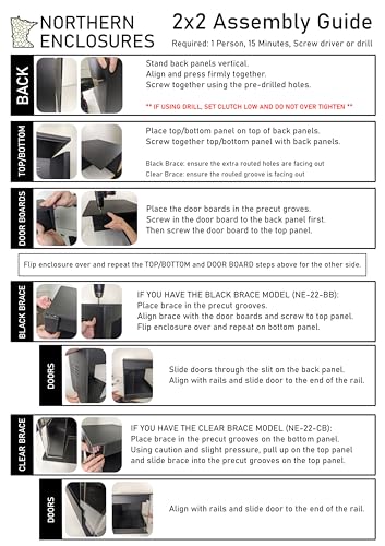 Premium PVC Reptile Enclosure, 40 Gallon, Easy Assembly, Moisture-Proof, Heat Retention, Sliding Doors, Ventilation, Bio-Active Setups, Non-Reflective Black Finish, Made in USA (Clear Brace) - color: Clear Brace