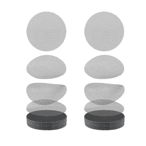 Bonsai Mesh for Plant Pot Drainage Screen 2 Inch, 100 Pcs Plastic Round Flower Pot Hole Mesh Screen Cover Pad, Planter Bottom Drainage Inserts Grid Mat for Potted Succulent - color: 100 Pcs, size: Round - 2"