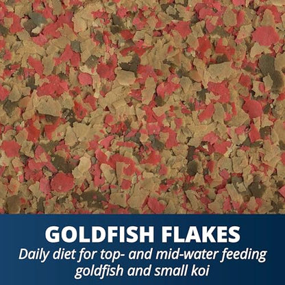 Tetra Goldfish Flakes, Nutritionally Balanced Diet For Aquarium Fish, Vitamin C Enriched Flakes, 2.2 oz - size: 2.2 Ounce (Pack of 1)
