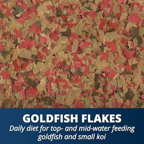 Tetra Goldfish Flakes, Nutritionally Balanced Diet for Aquarium Fish, Vitamin C Enriched Flakes, 2.2 lbs - size: 2.2 Pound (Pack of 1)
