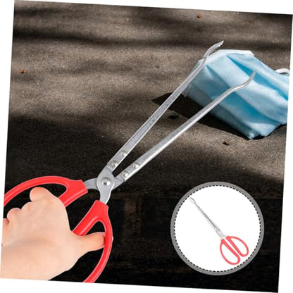 Toyvian Stainless Steel Reptile Feeding Tongs Extra Long Tweezers for Terrarium Multi-Use Snake Grabber Tool Non-Slip Grip for Safe PET Handling