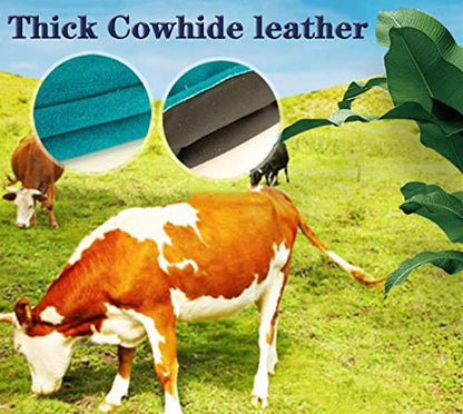 Animal Handling Glove Anti Scratch Protective Gloves for Training Dogs Cat Bird Snake Parrot Lizard Wild Animals Reptiles - Bite Resistant Gloves (Blue)