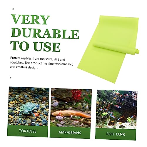 BESPORTBLE 2pcs Reptile Carpet Bedding Liner Non-tearable Mat for Tanks Easy to Clean Material for Lizard Snake Habitat - size: 150X45CM