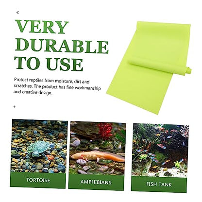 BESPORTBLE 2pcs Reptile Carpet Bedding Liner Non-tearable Mat for Tanks Easy to Clean Material for Lizard Snake Habitat - size: 150X45CM