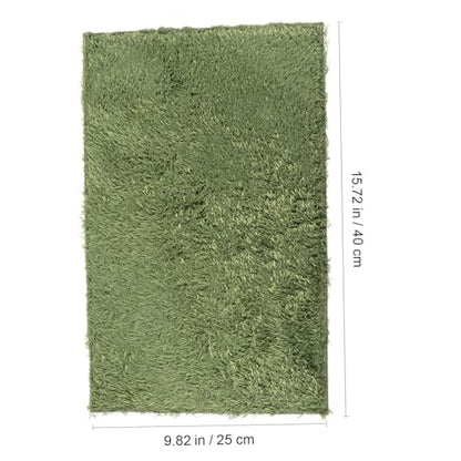 Totority 2pcs Reptile Habitat Cushion Moss Carpet Mat Simulation Substrate Liner Washable Reusable for Lizard Tortoise Frog Terrarium Bedding
