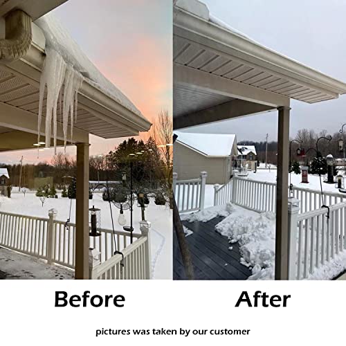 H&G Lifestyles 8W/FT Heat Tape for Water Pipes, Self-Regulating 24FT | Heat Cable for Pipe Freeze Protection,Snow De-icing Heating Tape for Winter,Keeps Water Flowing at -40°F - color: 24-feet