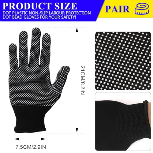 Anti-Bite Gloves, Pet Chewing Protective Handling Gloves for Bird & Parrot - color: Black