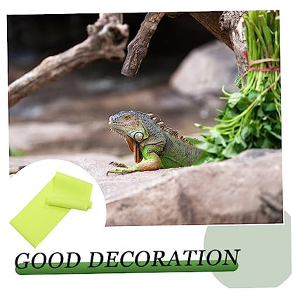 Toyvian 2pcs Reusable Reptile Carpet for Bearded and Animal Habitat Liner Terrarium Flooring - size: 150X30CM