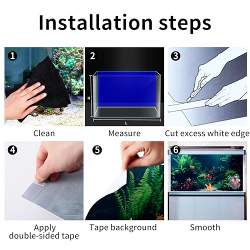 COMSUN 3 Pack Aquarium Background, 24x12 inches Polyester Aquarium Background, Cloth Fish Tank Background, Undersea Corals Sunshines & Rock Aquatic Plants - size: 24x12 Inch
