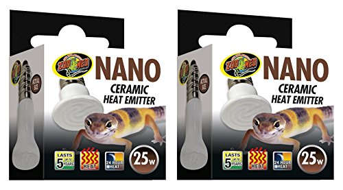 Zoo Med (2 Pack) Labs 25W Nano Ceramic Heat Emitter