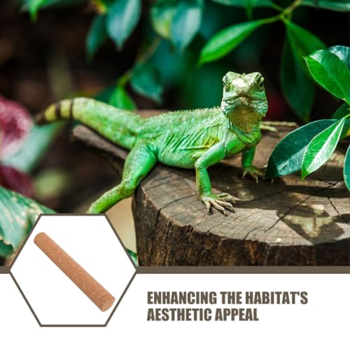 Natural Wood Platform for Turtle Tank and Small Animal Climbing Stand with Sturdy Material and Exercise Aid, Decorative Reptile Climbing Branch for Homes and Pet Shops