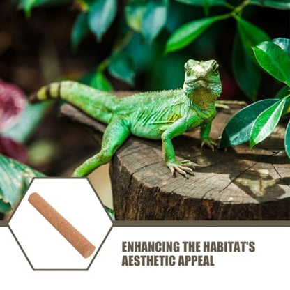 Natural Wood Platform for Turtle Tank and Small Animal Climbing Stand with Sturdy Material and Exercise Aid, Decorative Reptile Climbing Branch for Homes and Pet Shops