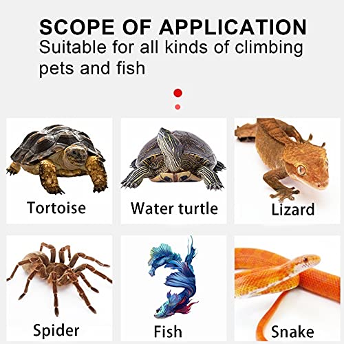 Pilipane Reptile Heating Pad 11x7 Inch 9W Under Tank Terrarium Heating Mat USB-Powered Constant Temperature for Turtles Lizards Frogs Snakes Reptiles and Other Small Animals